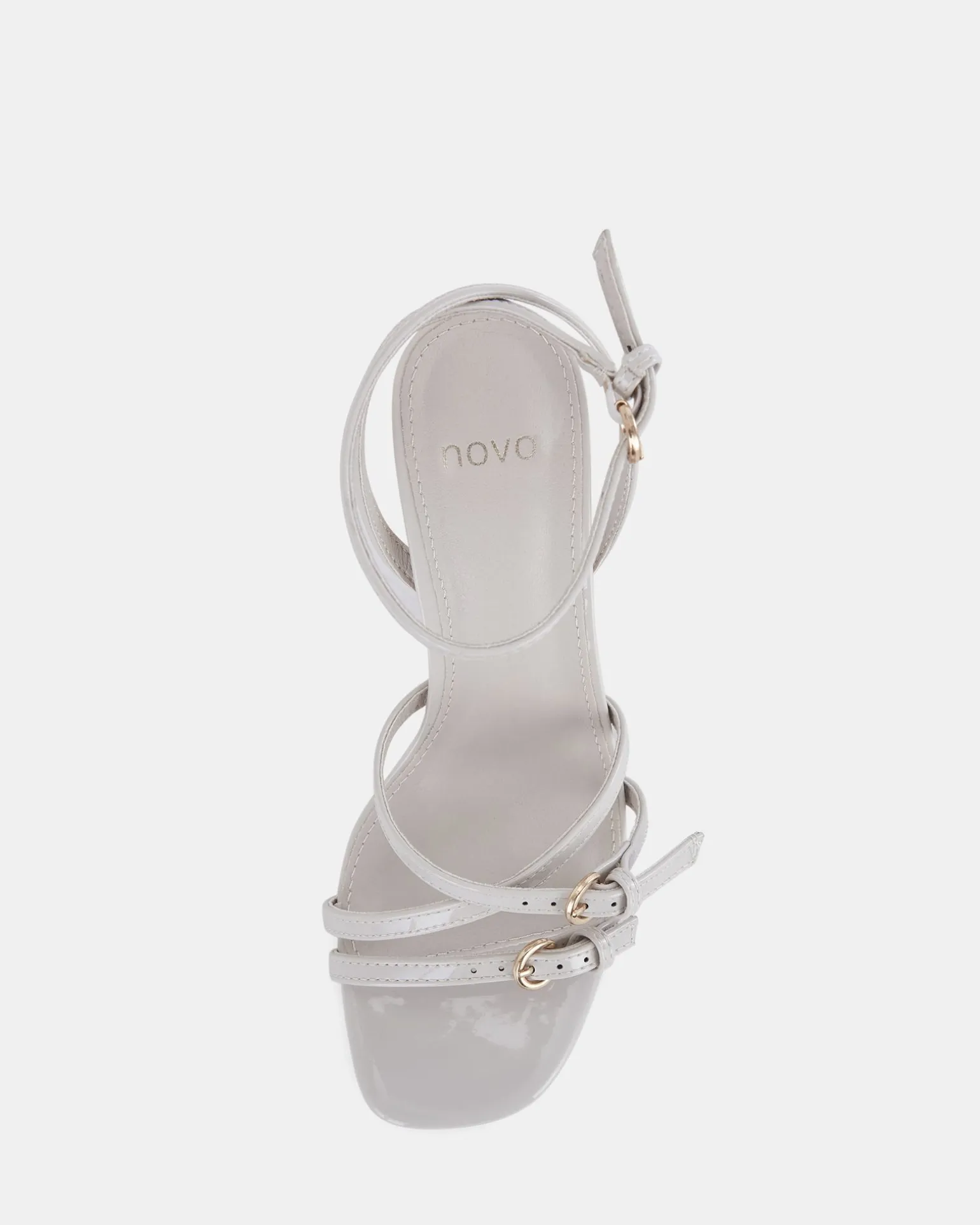 MADAIO CREAM PATENT Stilettos