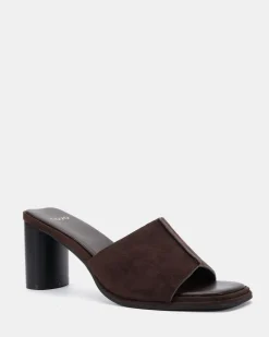 MANDI ESPRESSO SUEDE Mules