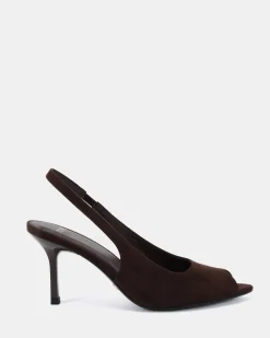 MARCELLA ESPRESSO SUEDE High Heels