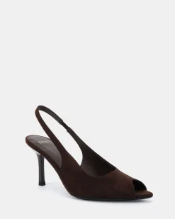 MARCELLA ESPRESSO SUEDE High Heels