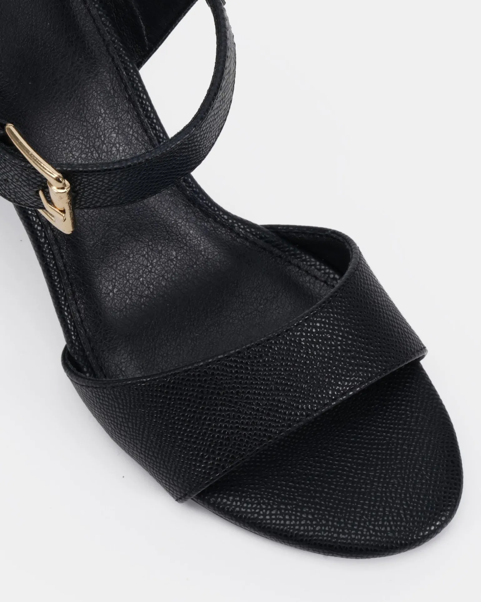 MARGIE Black Pebble High Heels