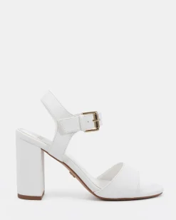 MARGIE White Pebble High Heels