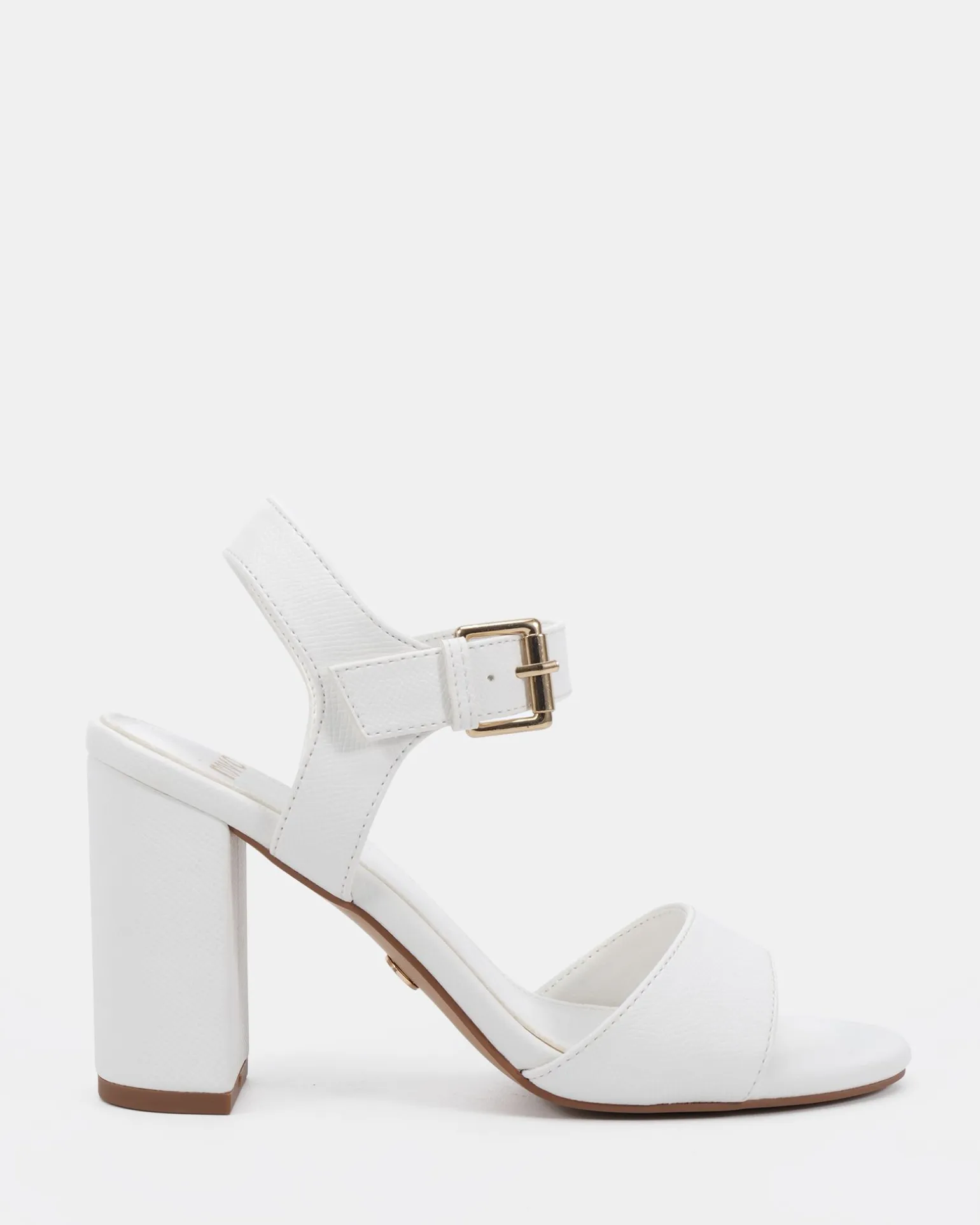 MARGIE White Pebble High Heels