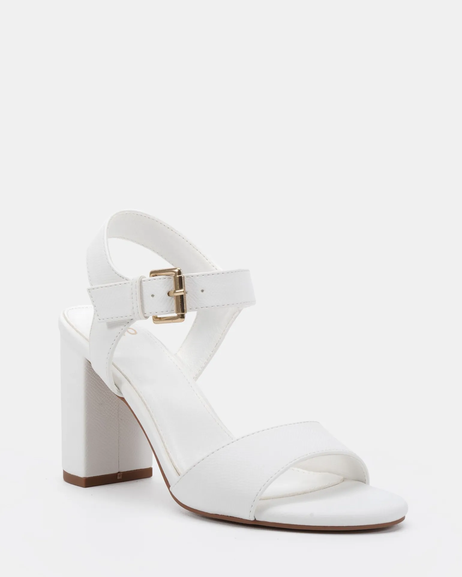 MARGIE White Pebble High Heels