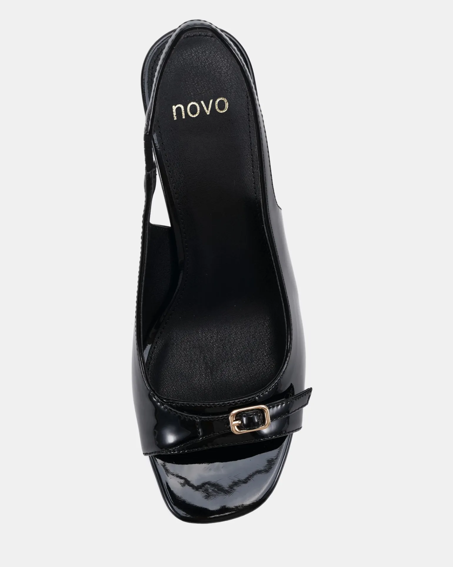 MARLOW Black Patent High Heels