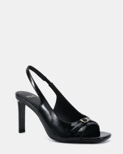 MARLOW Black Patent High Heels