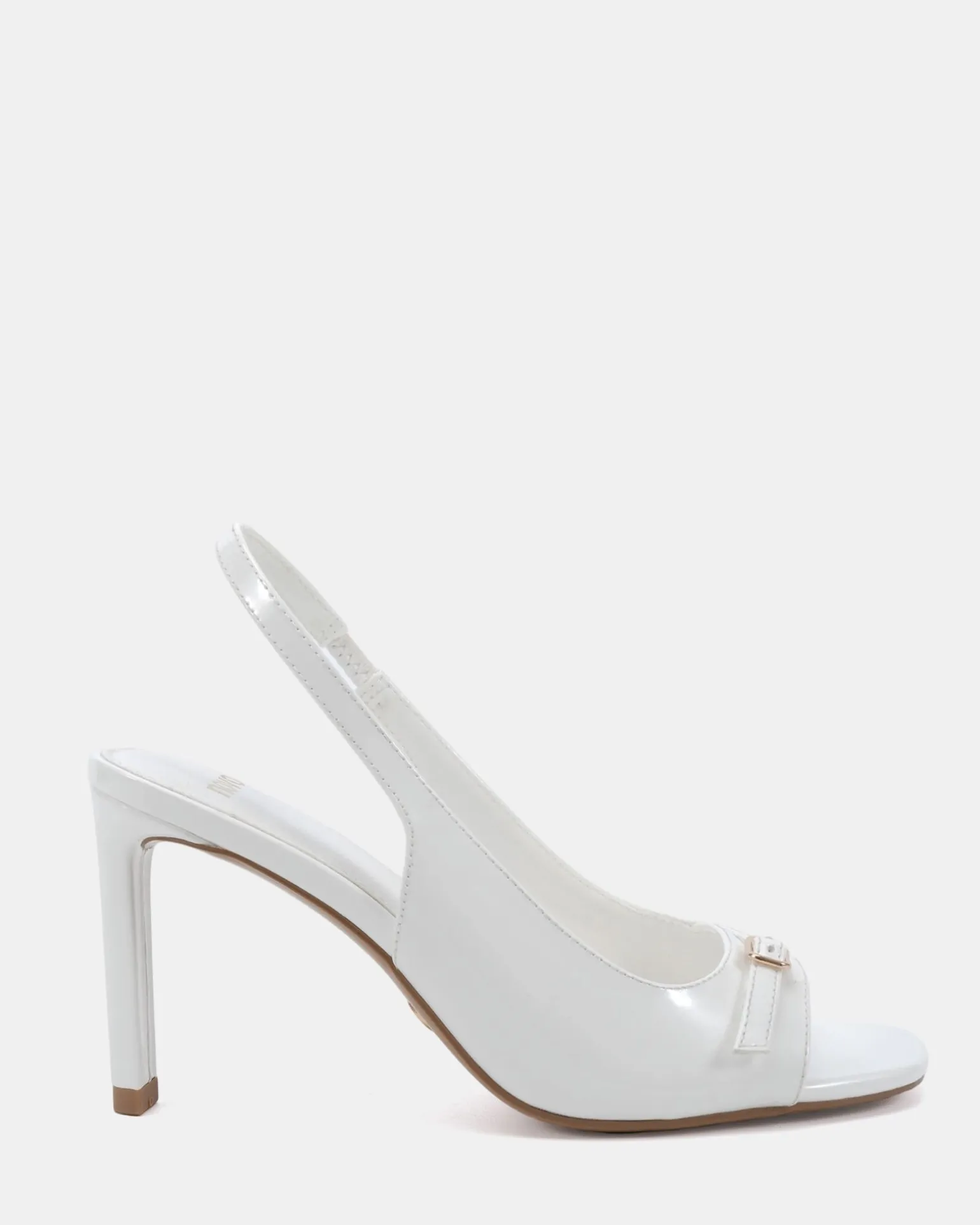 MARLOW White Patent High Heels