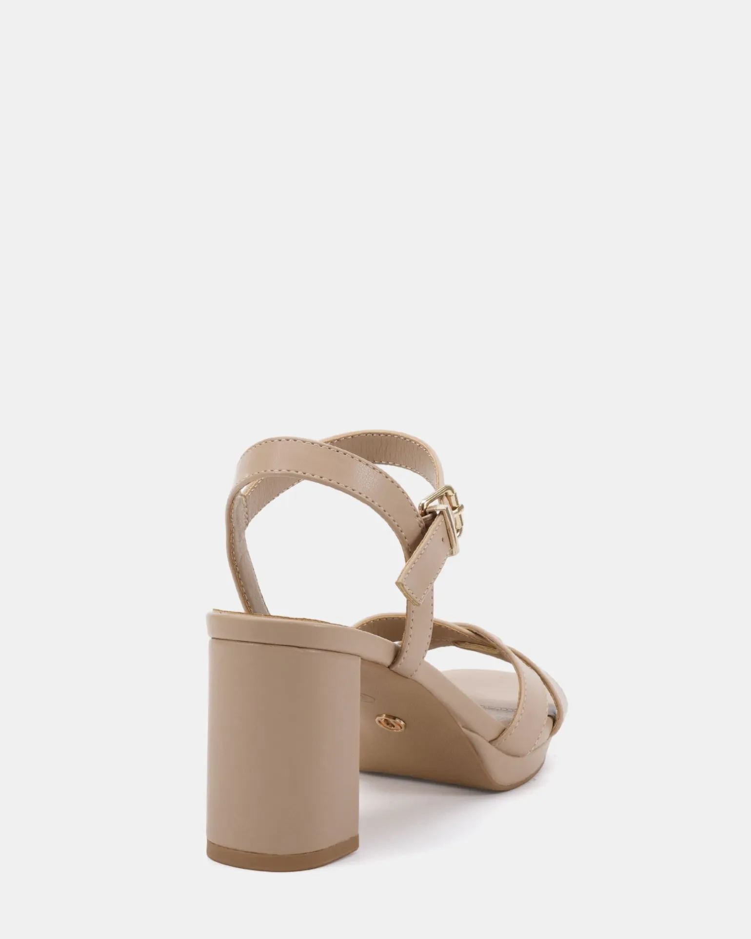 MINNY NEUTRAL SMOOTH Block Heels