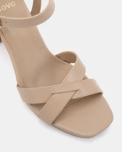 MINNY NEUTRAL SMOOTH Block Heels