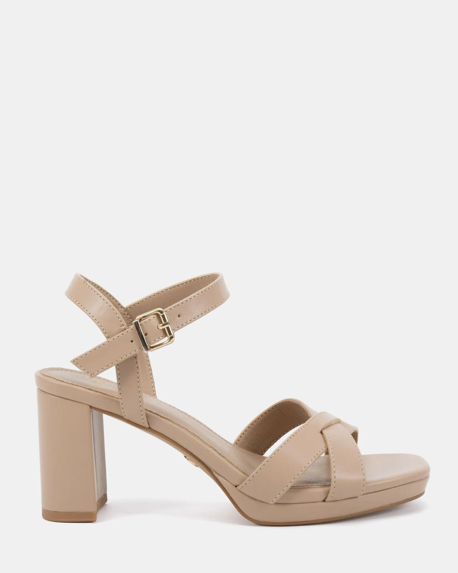 MINNY NEUTRAL SMOOTH Block Heels