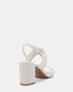 MONICA WHITE Heeled Sandals