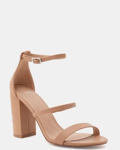 MONTAGUE CAMEL Block Heels