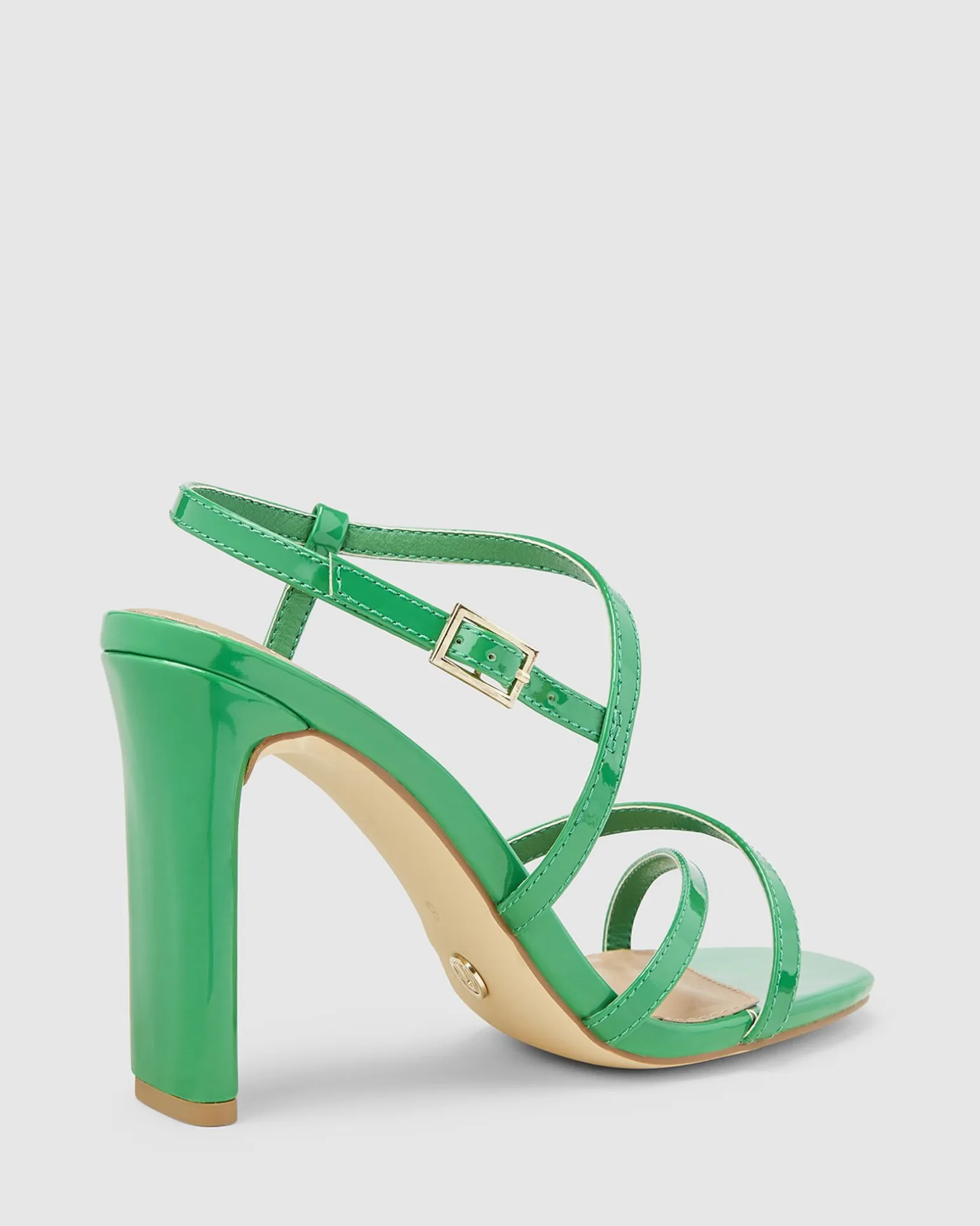 MOON GREEN Slim Rectangular Heels