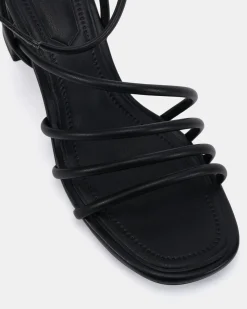 MUFFIN BLACK Block Heels