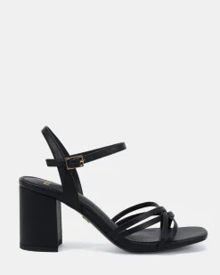 NIRELLA BLACK Block Heels
