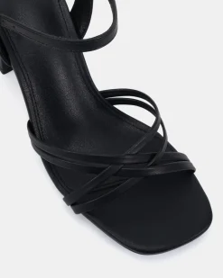 NIRELLA BLACK Block Heels