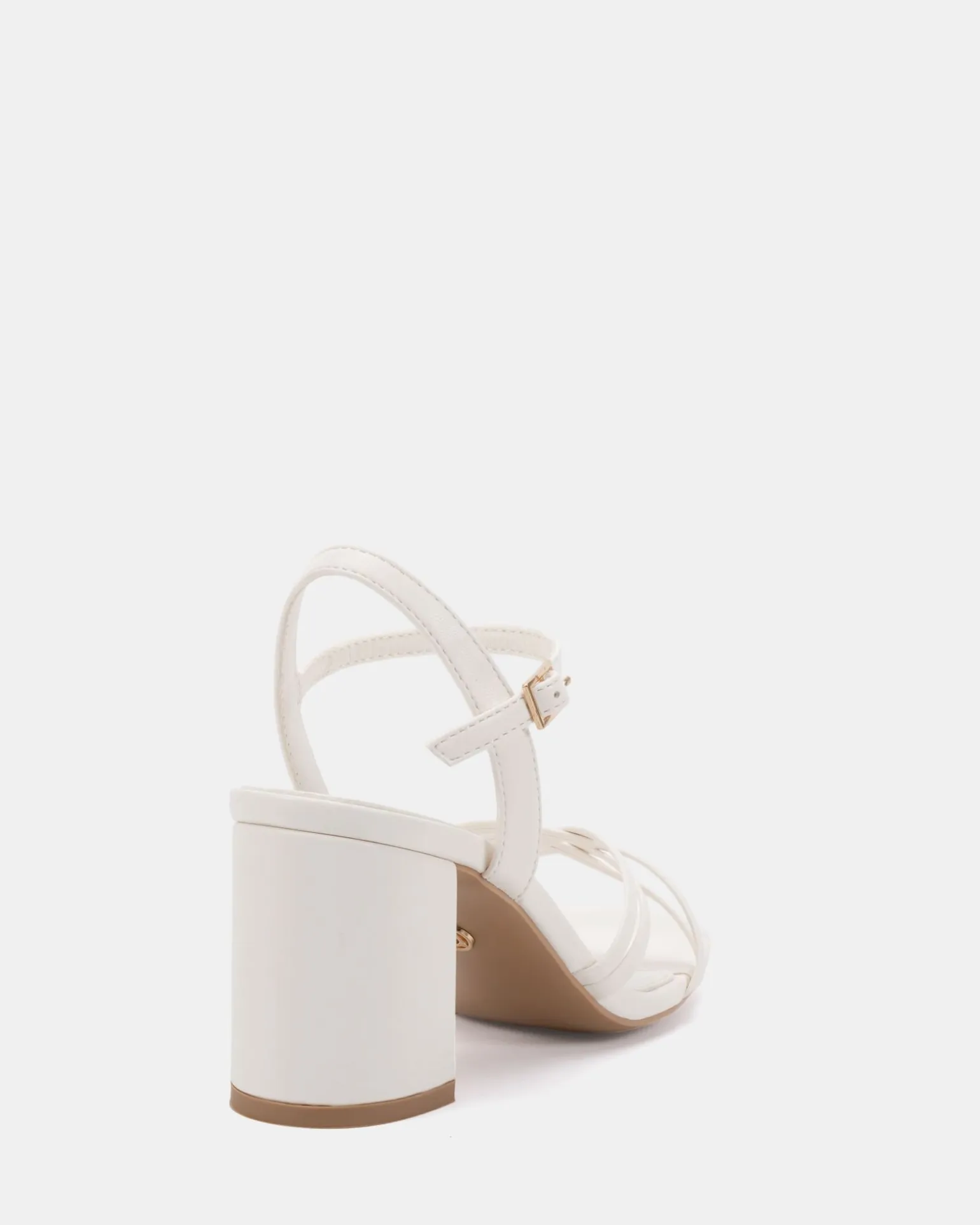 NIRELLA WHITE Block Heels