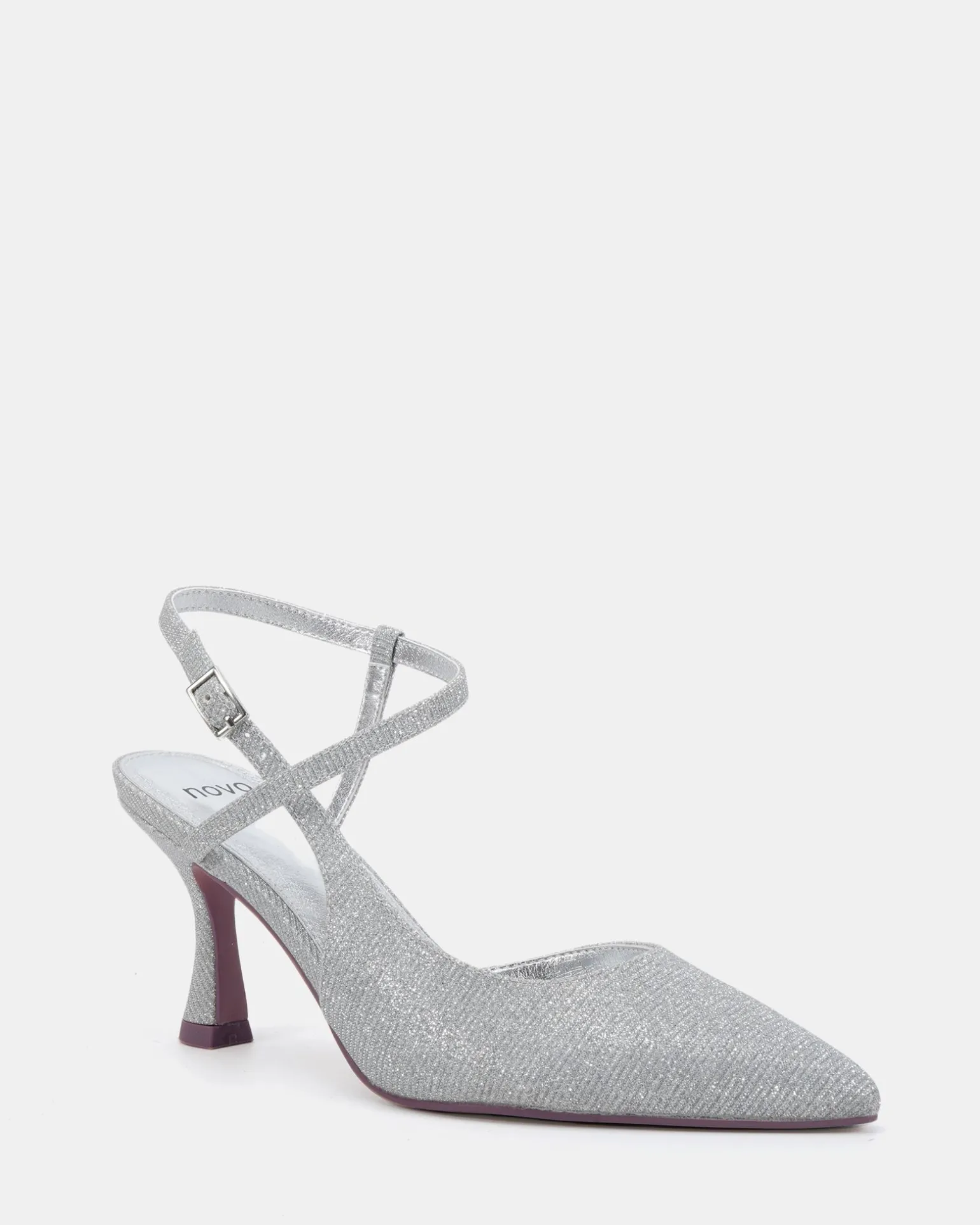 PAGODA SILVER High Heels
