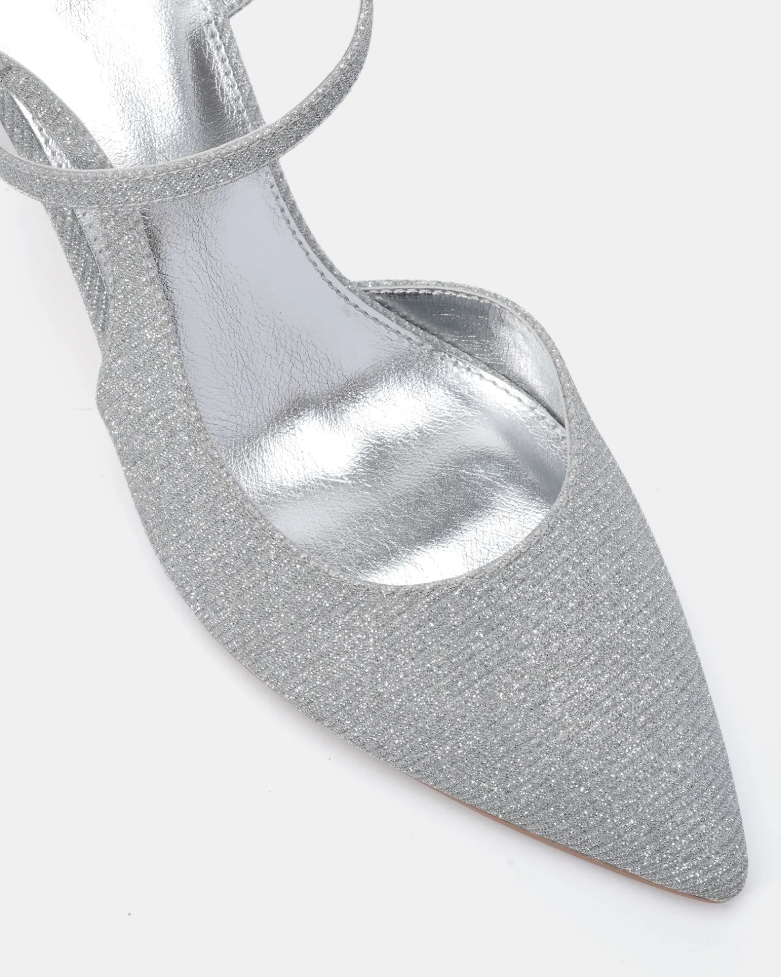 PAGODA SILVER High Heels