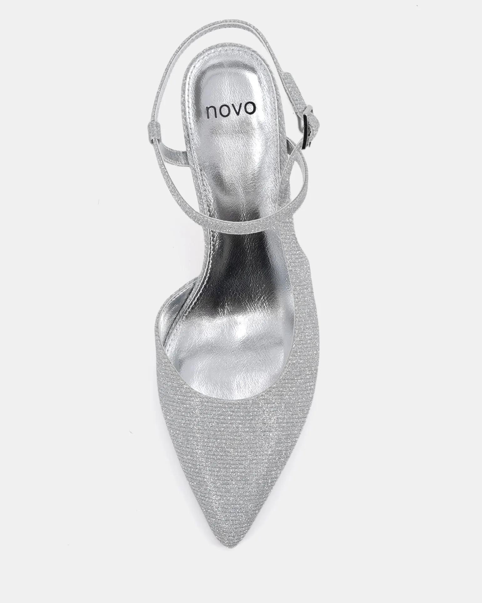 PAGODA SILVER High Heels