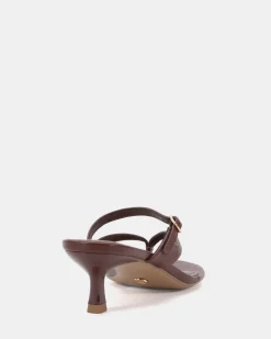 PATRIOT PLUM SMOOTH LEATHER Mules