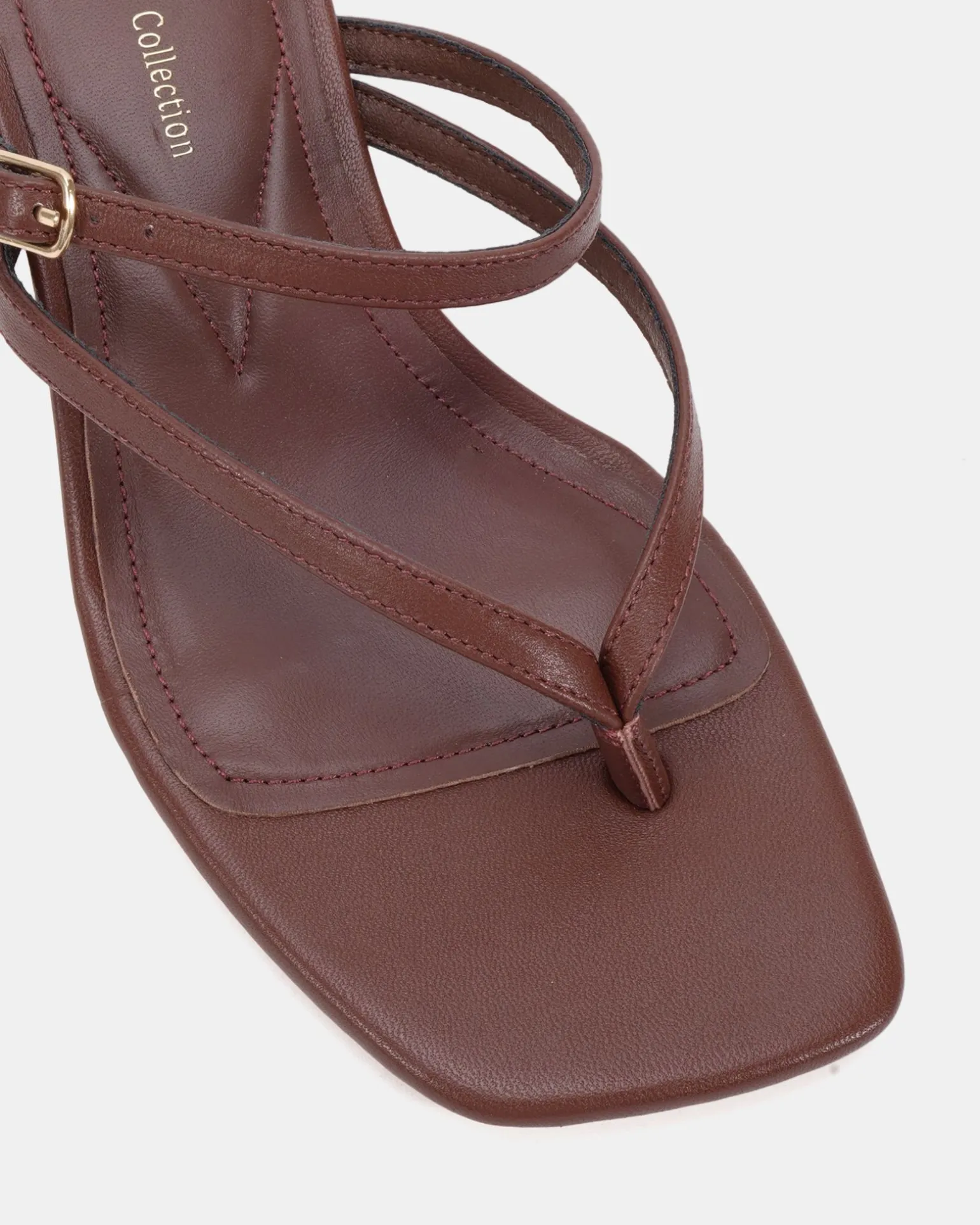 PATRIOT PLUM SMOOTH LEATHER Mules