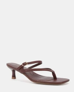 PATRIOT PLUM SMOOTH LEATHER Mules