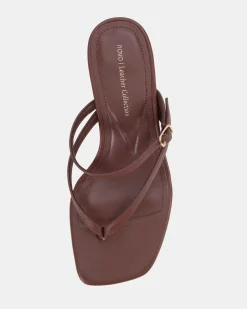 PATRIOT PLUM SMOOTH LEATHER Mules