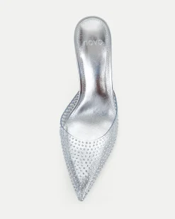 PATTI SILVER Closed Toe Heels