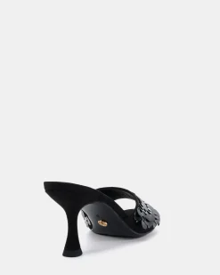 PEAR BLACK Mules