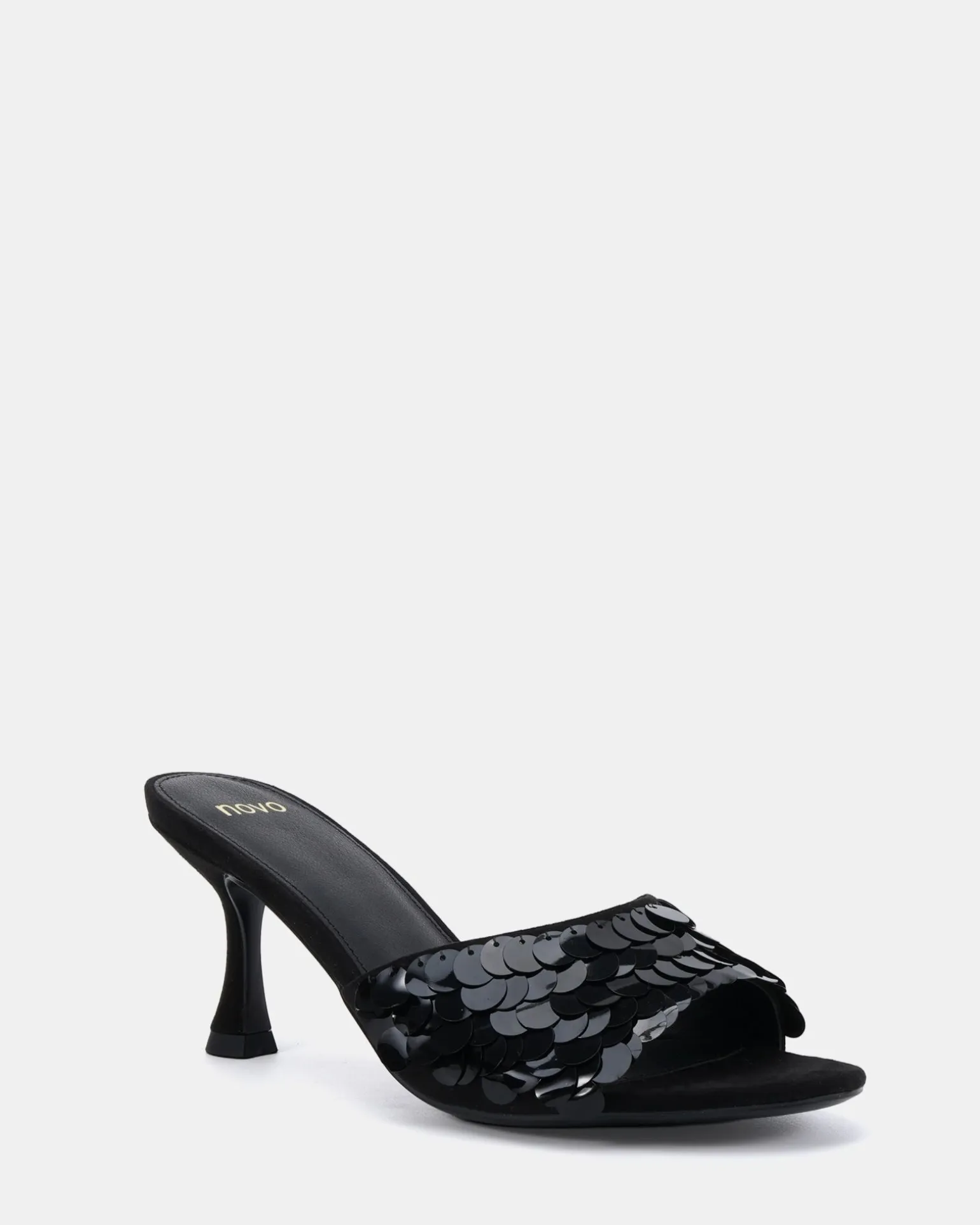 PEAR BLACK Mules