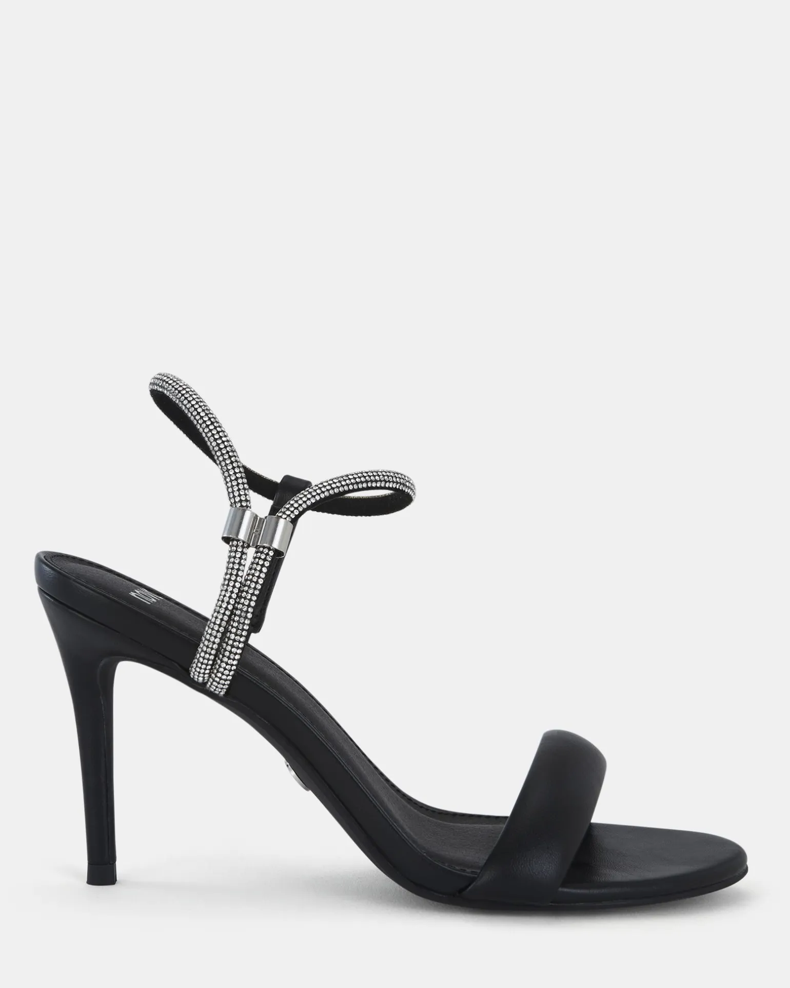PEARSE BLACK Open Toe Heels
