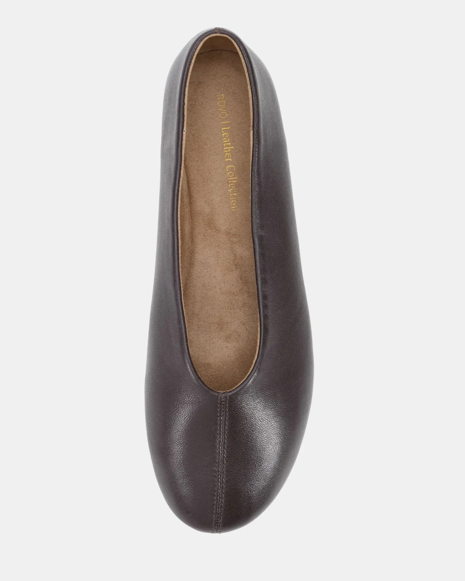 PELLO BLACK SMOOTH LEATHER Ballet Flats