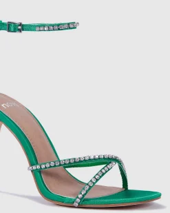 PROMISE GREEN SATIN