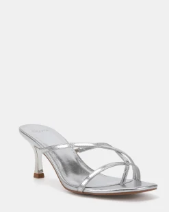 PUMPKIN SILVER High Heels