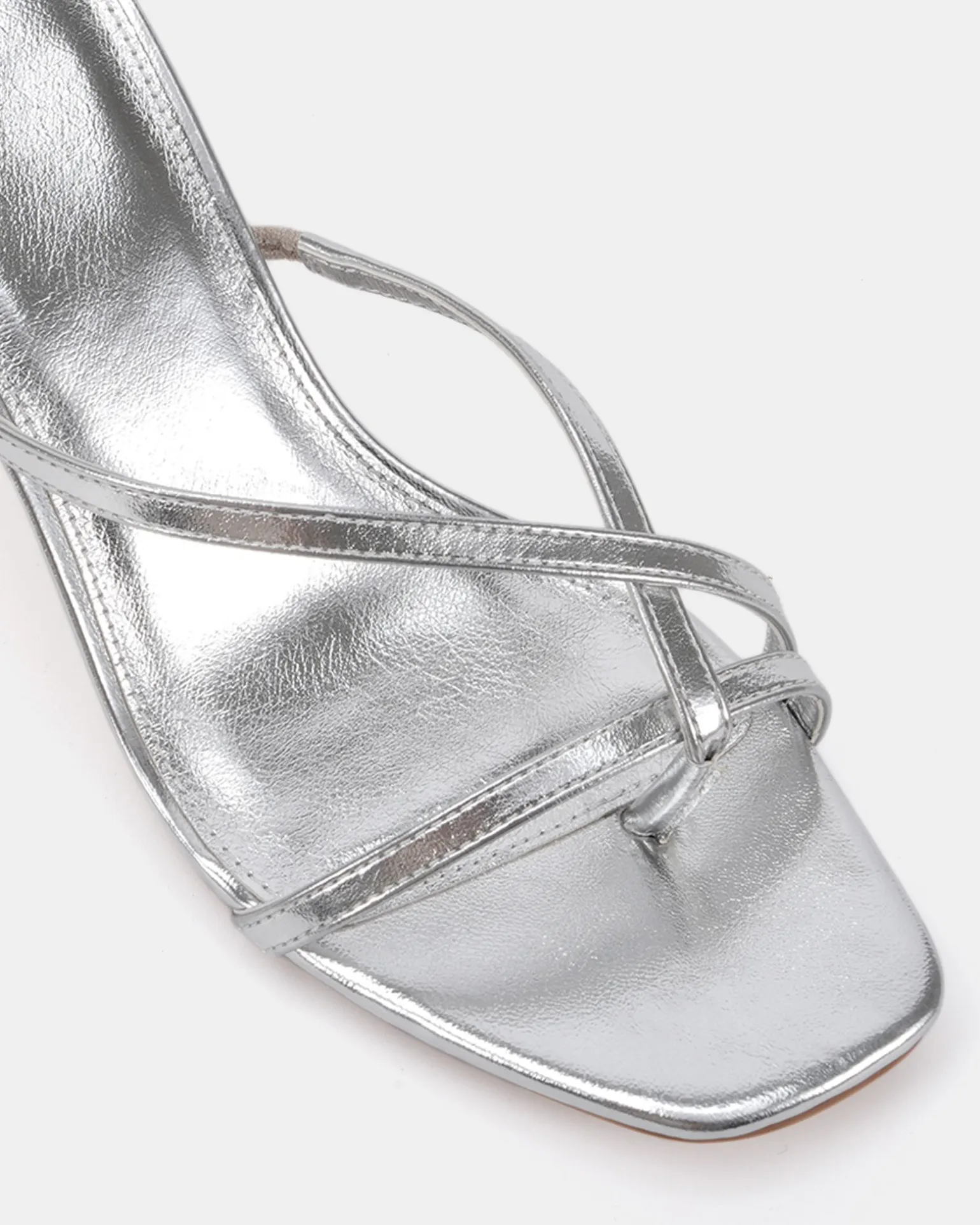 PUMPKIN SILVER High Heels