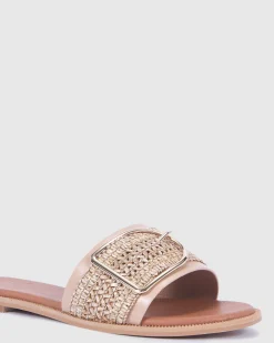 RENE RAFFIA Sandals