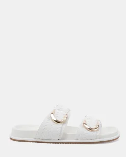 ROSALYN WHITE Flat Sandals