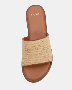 RUNE NATURAL RAFFIA Sandals
