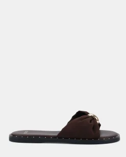 SAANVI ESPRESSO SUEDE Sandals
