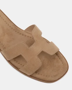 SACHIE BISCOFF SUEDE Flat Sandals