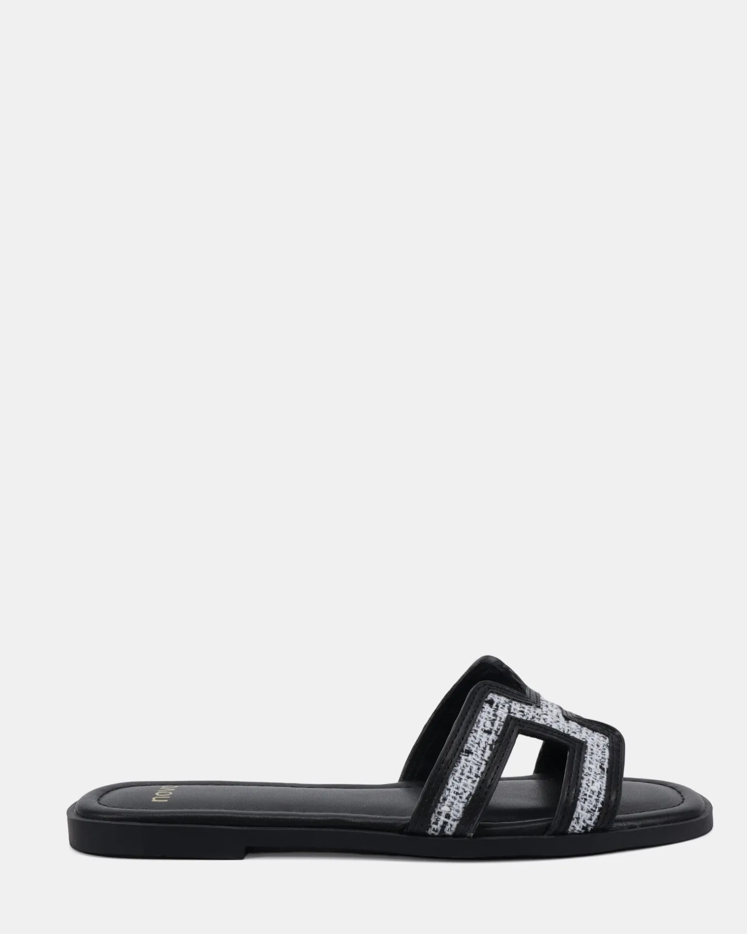 SACHIE BLACK TWEED Sandals