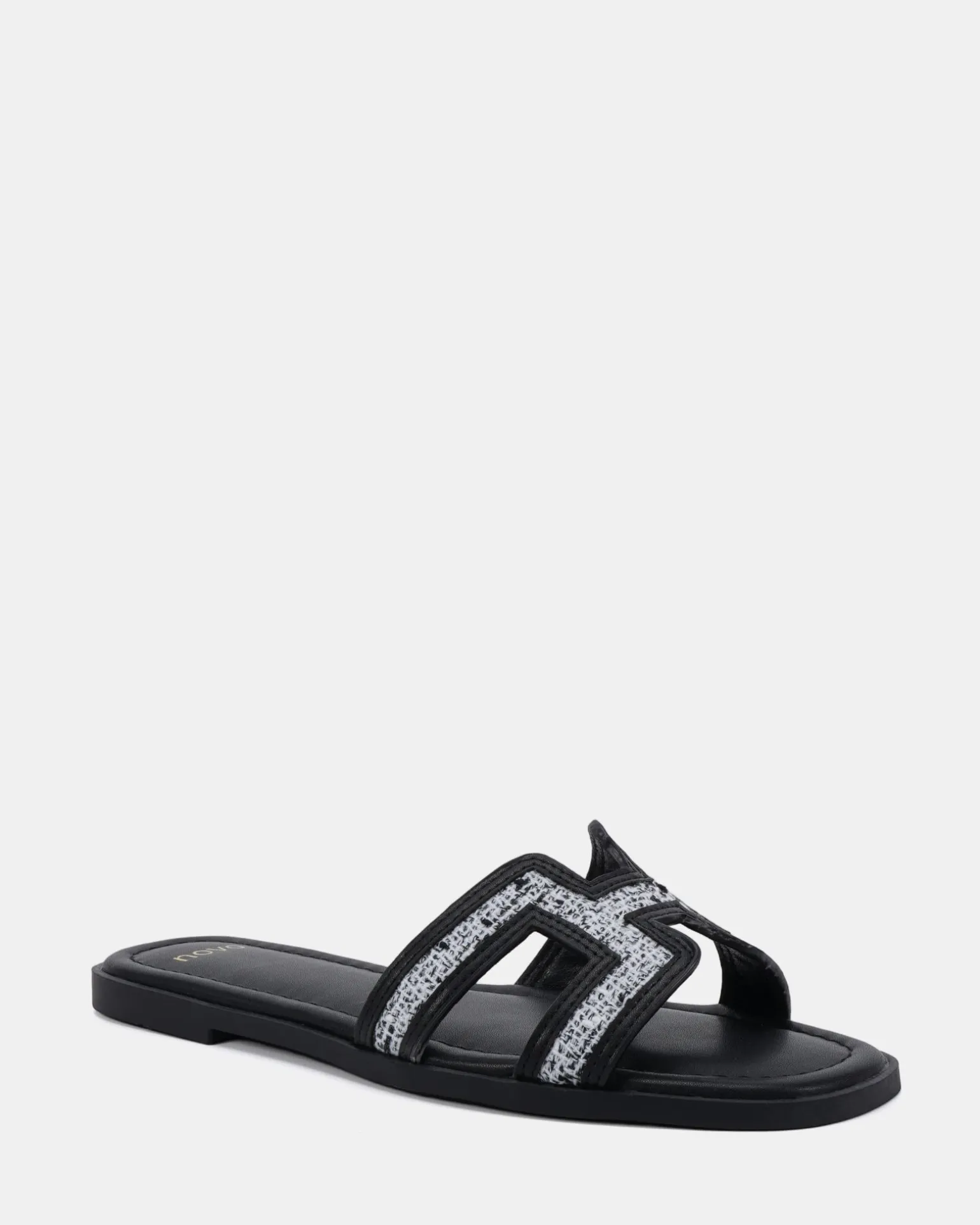 SACHIE BLACK TWEED Sandals