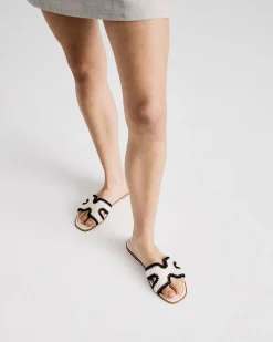 SACHIE CREAM CROCHET Sandals