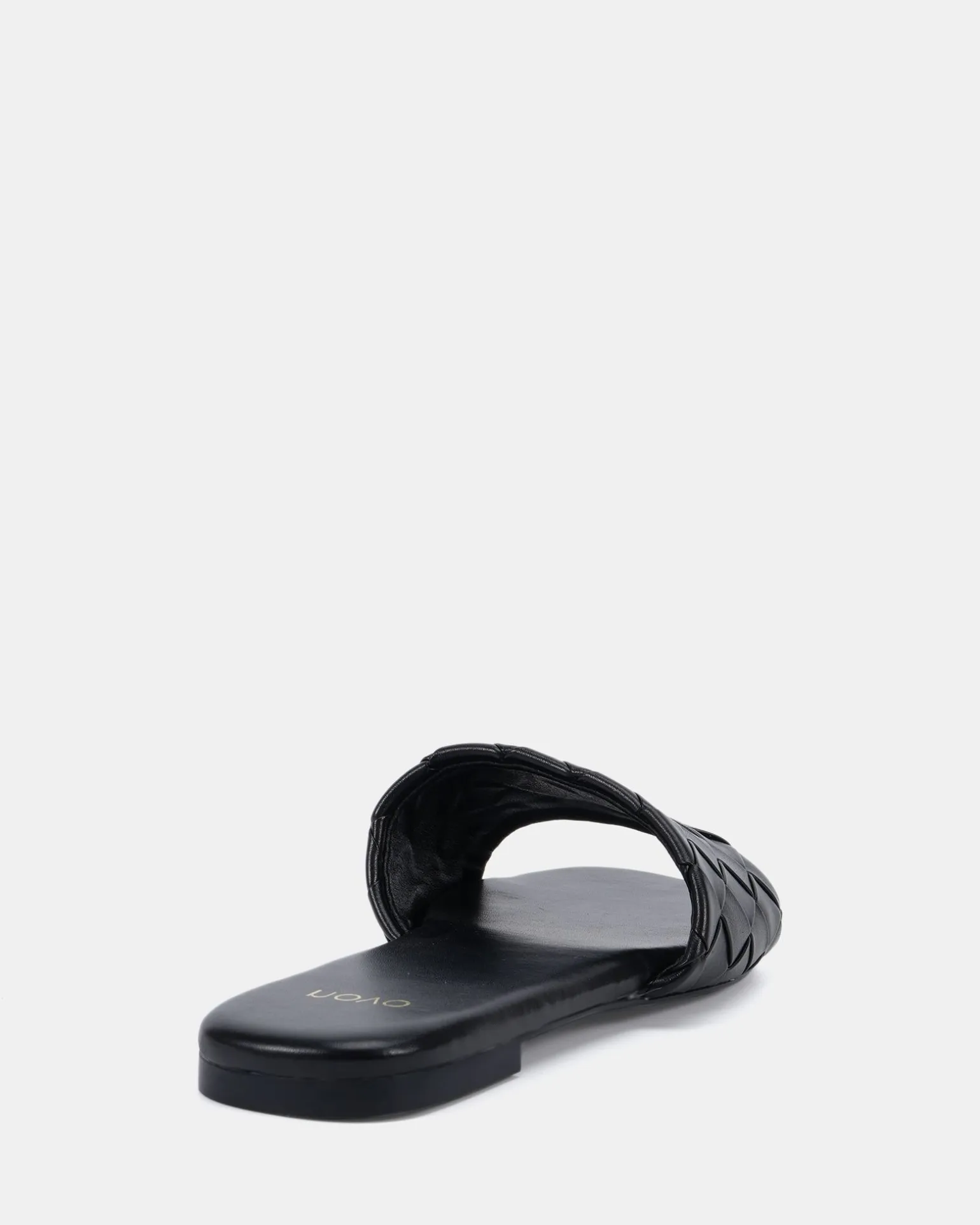 SAIGE BLACK Flat Sandals