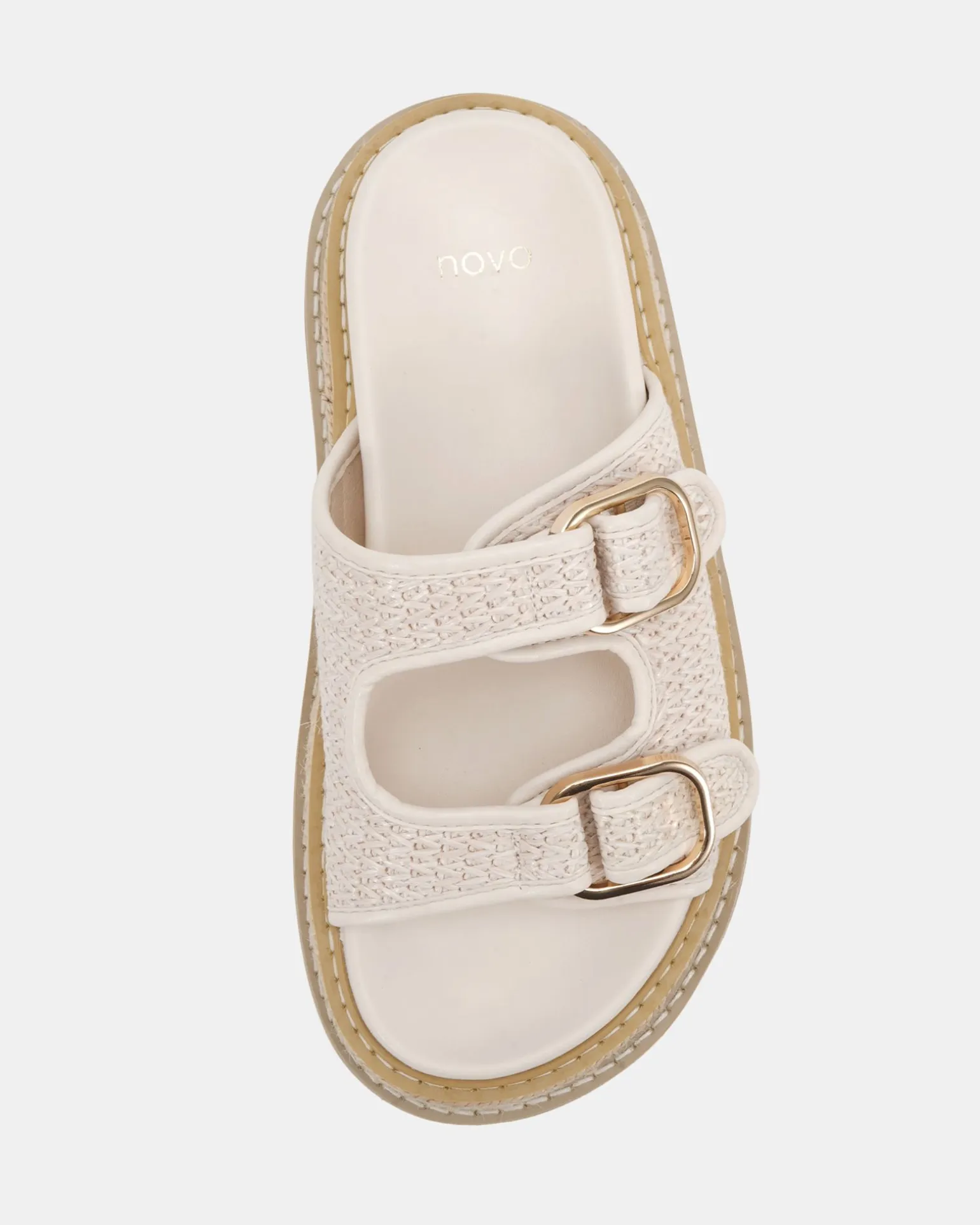 SARAIRA CREAM RAFFIA Sandals
