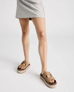 SAZKIA Sand Suede Sandals
