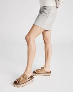 SAZKIA Sand Suede Sandals