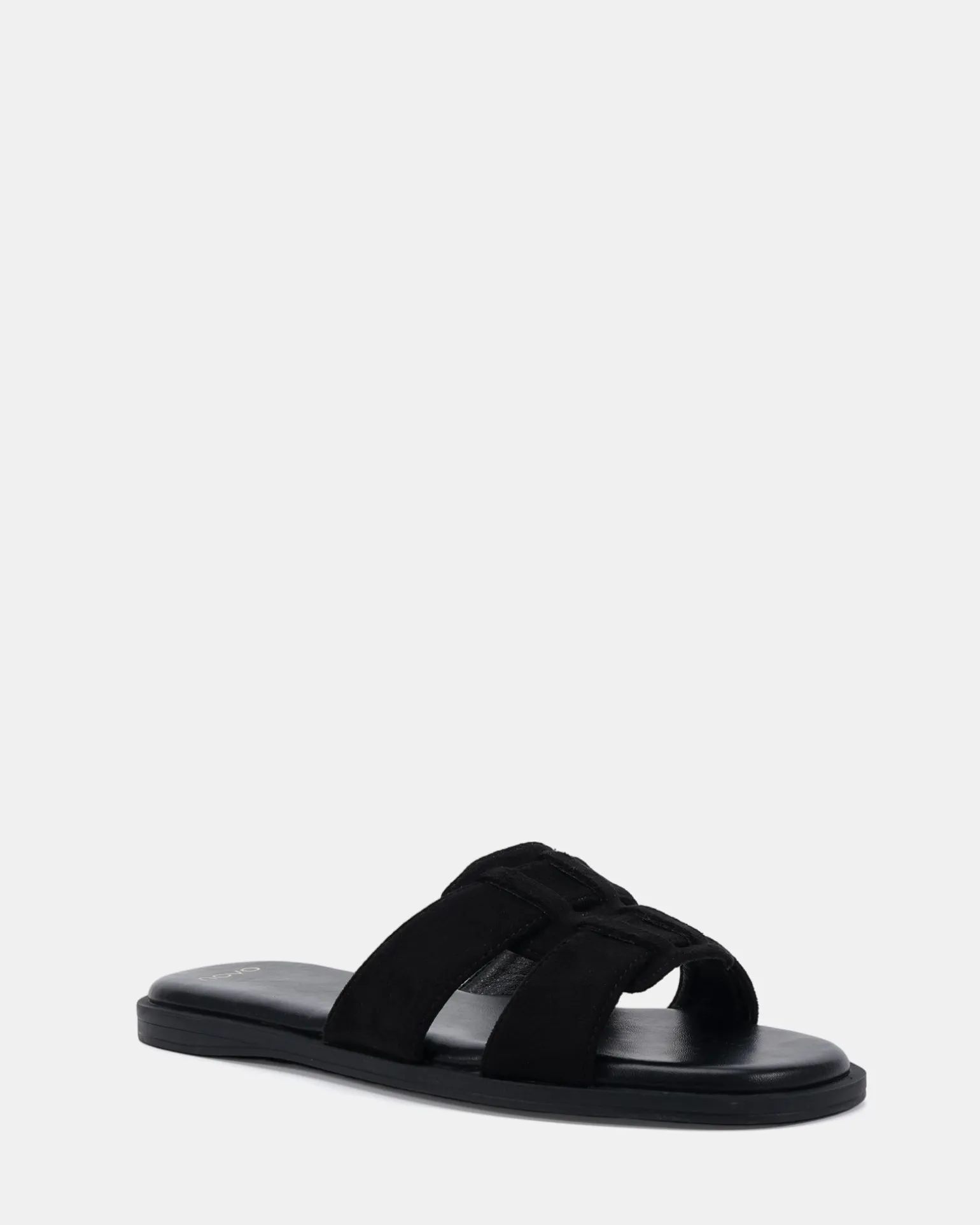 SEAMUS BLACK Flat Sandals