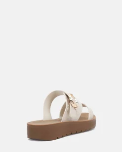 SEVYN LINEN Flat Sandals